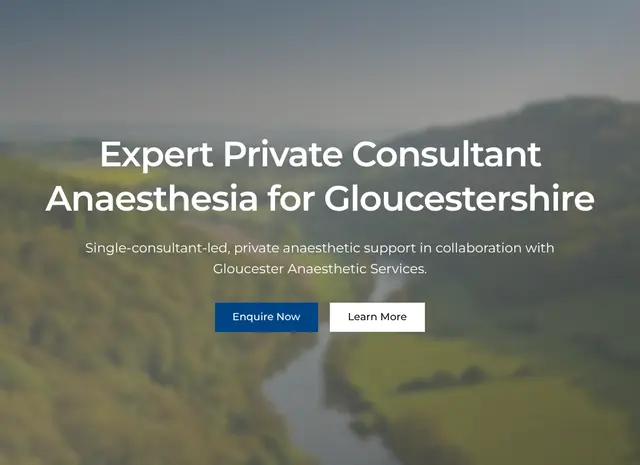 Ravenscroft Anaesthetic Services Hero